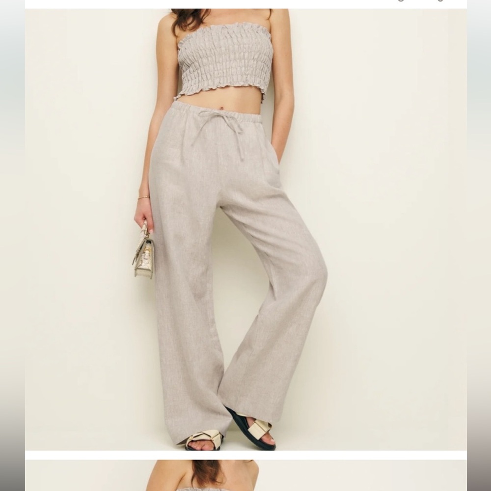 Reformation Linen Pants Set - Picture 3 of 15